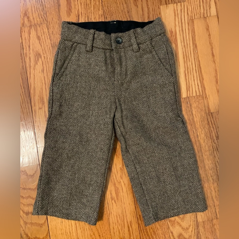 Janie and Jack Boys Wool Pants 12-18 months